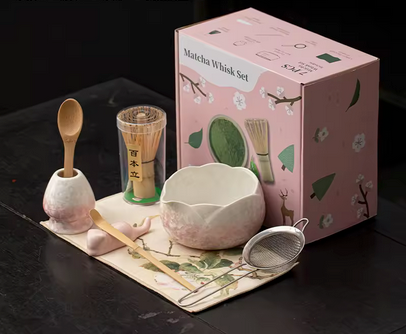 Coffret thé matcha Tradition Authentique variante blanc