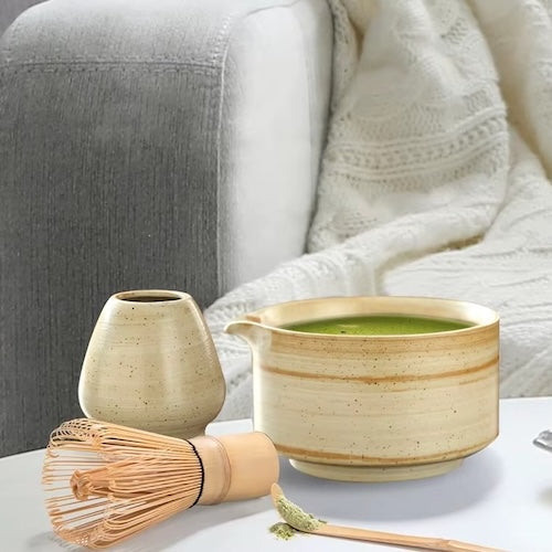 Coffret the matcha Rituel Matcha ensemble sur table