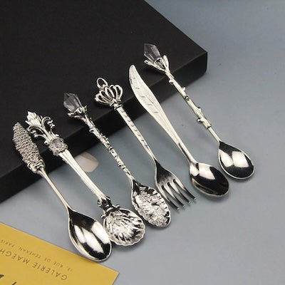 Cuillère à café Élégance variant argent