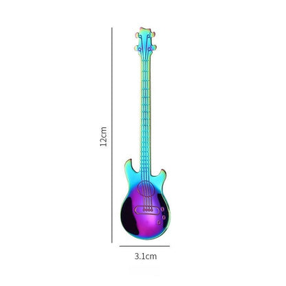 Cuillère à café | Guitare multicolore - Mon Univers Thé et Café