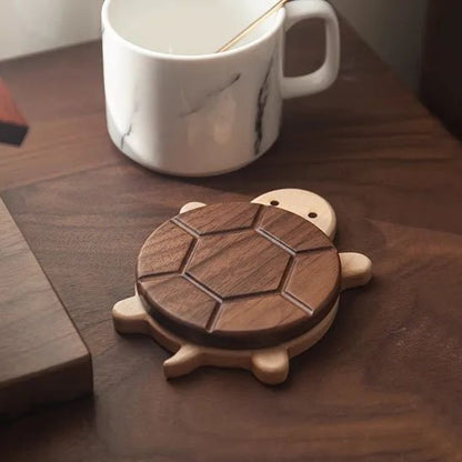 Dessous de verre - Tortue sur table
