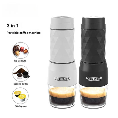 Deux cafetières portables choix capsules