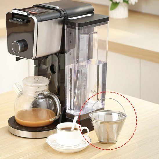 Filtre café Éco Premium avec cafetière et tasse