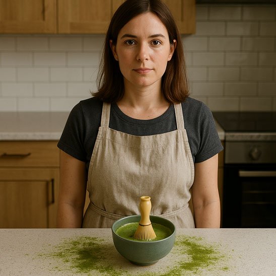 Fouet à matcha SaveurMatcha avec femme
