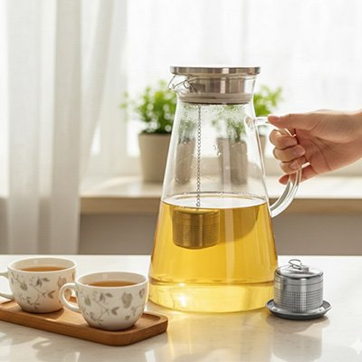 Infuseur Éco Saveurs dans théière