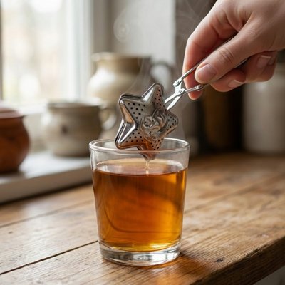 Infuseur thé - ÉcoStar - sur tasse de thé
