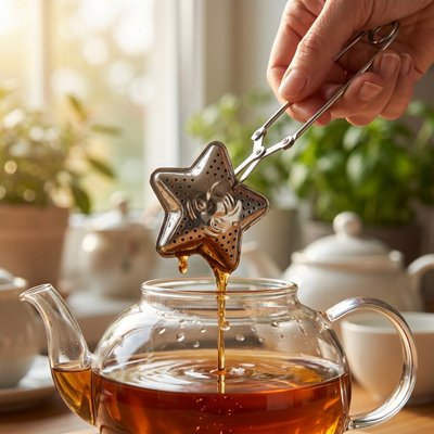 Infuseur thé - ÉcoStar - sur théière