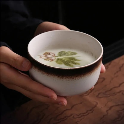 Kit à matcha Cérémonie Japonaise bol rempli de matcha