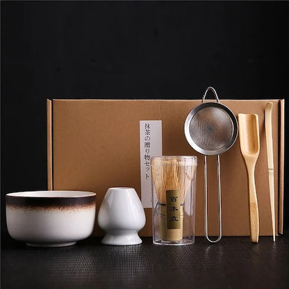 Kit à matcha Cérémonie Japonaise variante blanche