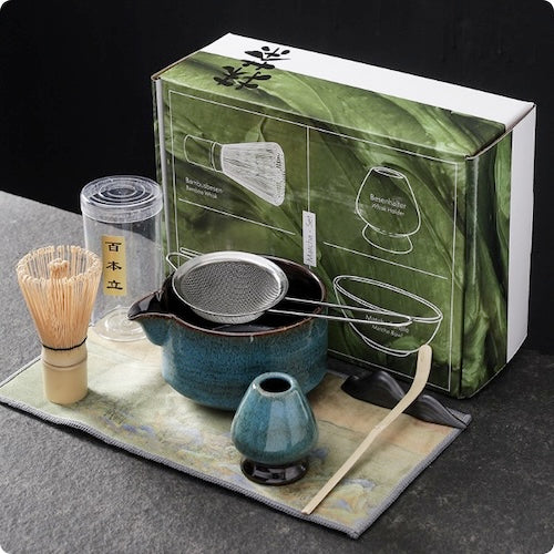Kit de matcha Signature variant bleu