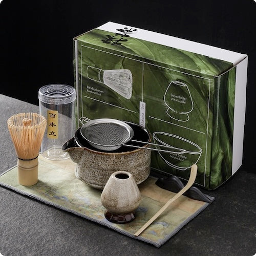 Kit de matcha Signature variant maron