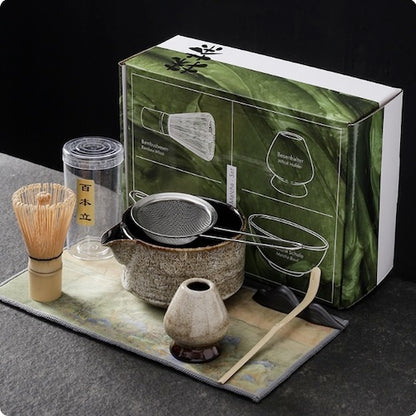 Kit de matcha Signature variant maron