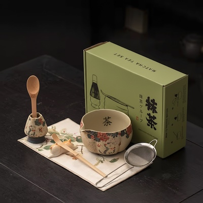 Kit Matcha Cérémonie Authentique avec boîte