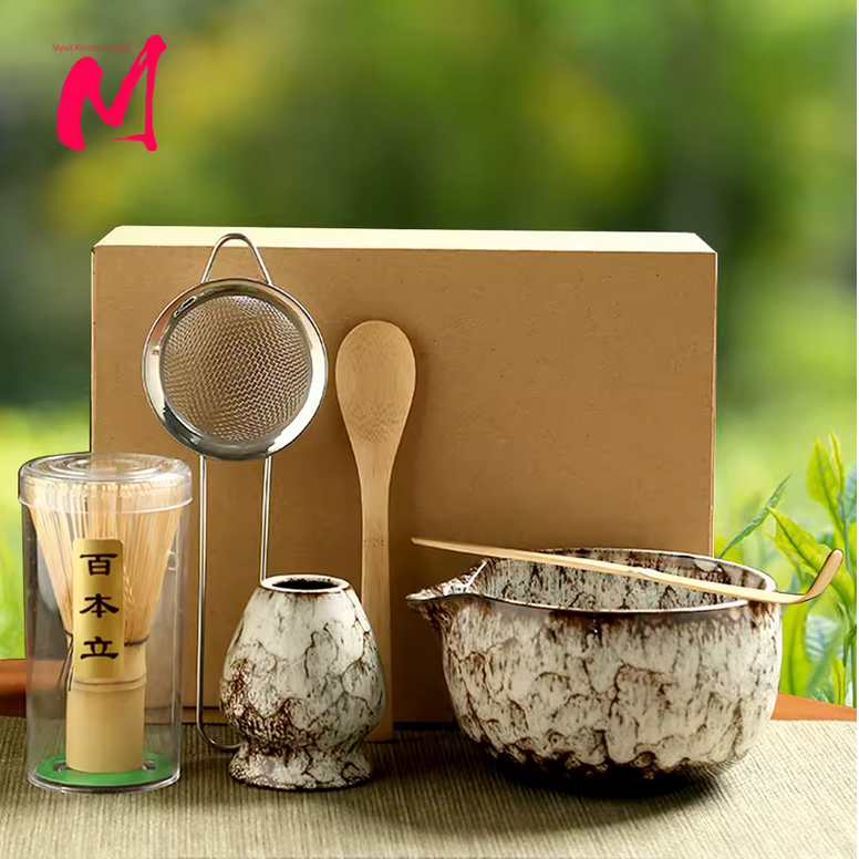 Kit Matcha Traditionnel Japonais ensemble complet avec boîte