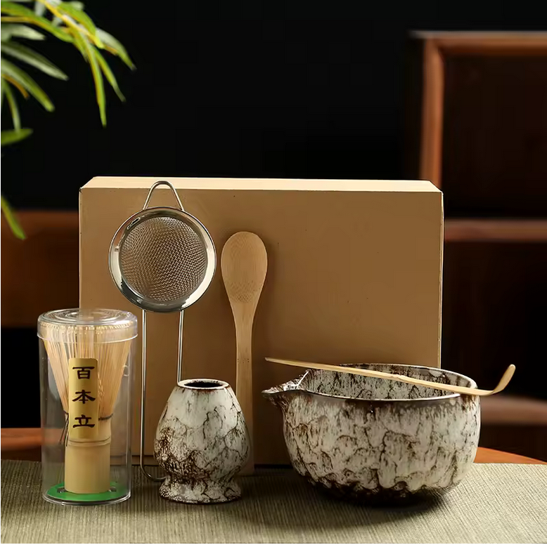 Kit Matcha Traditionnel Japonais variante blanche