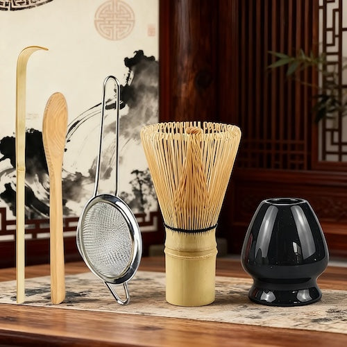 Kit thé matcha Chasen & Co variant noir