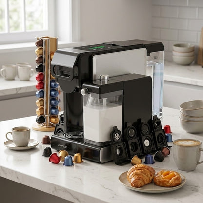 Machine à café à capsules Magnifica avec adaptateurs de capsules