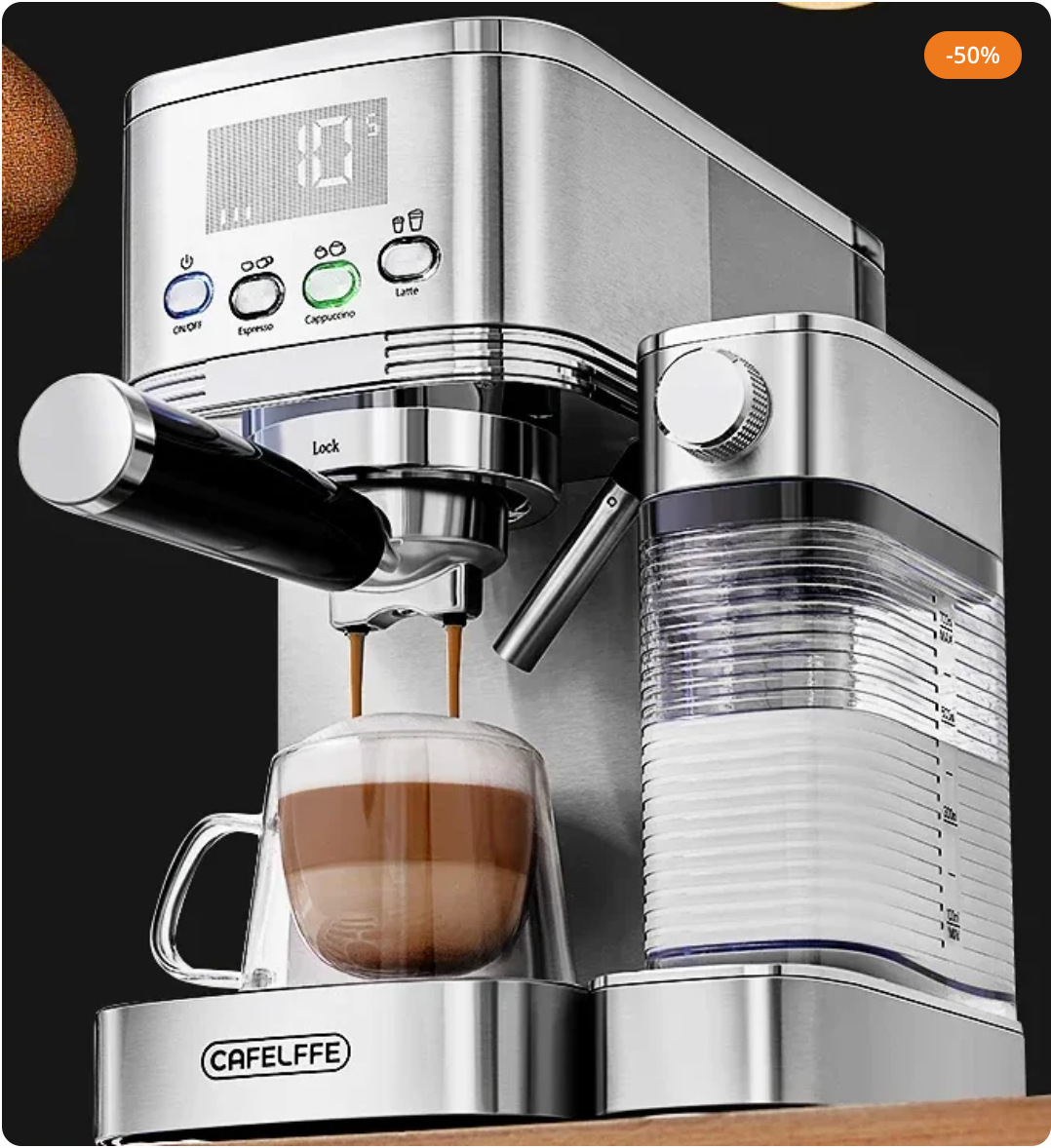 Machine à café expresso - Barista Élite - avec café