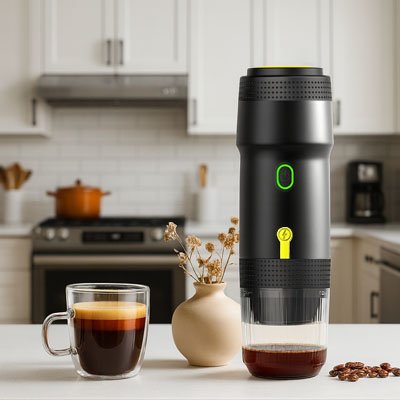 Machine a café portable Barista Express sur comptoir