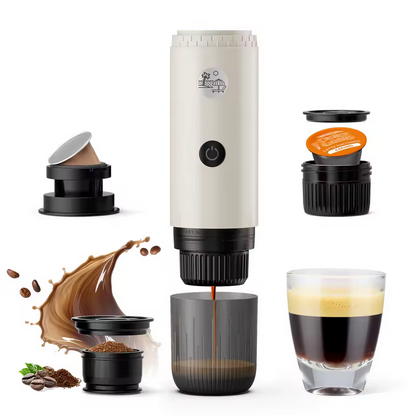 Machine a cafe transportable Compact Nomade variante blanche