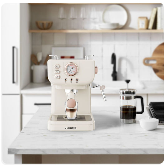 Machine expresso manuelle Barista 20 bars avec sur comptoir - Mon Univers Thé et Café