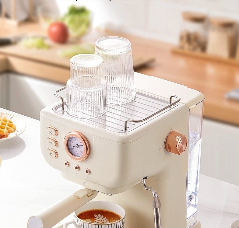 Machine expresso manuelle Barista 20 bars avec 2 verres