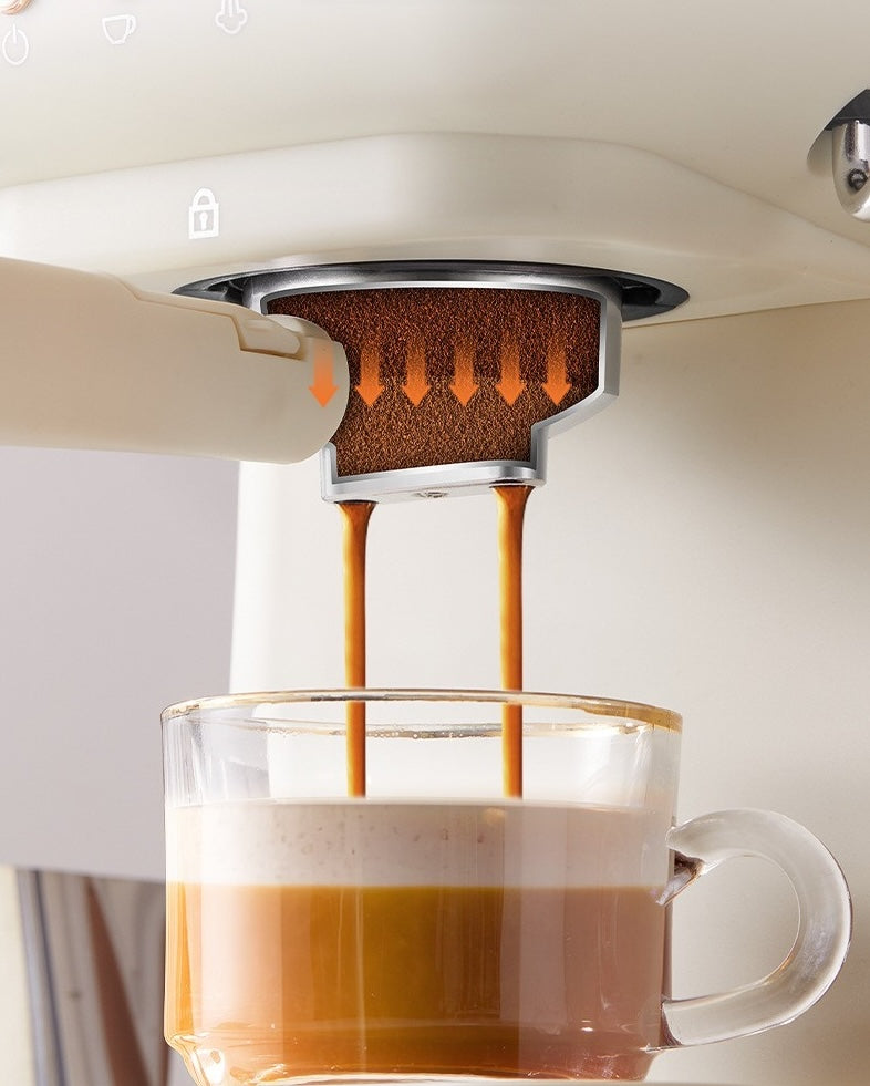 Machine expresso manuelle Barista 20 bars verse café