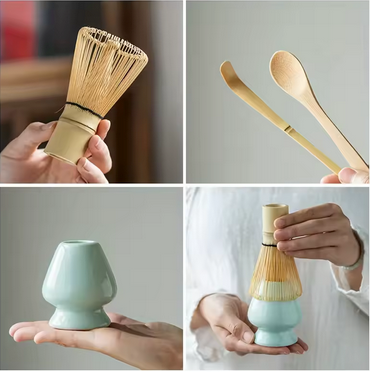 Matcha kit RitualZen détails sur quatre images