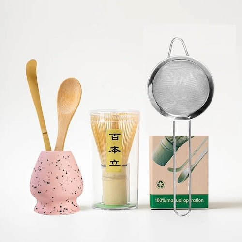 Matcha set tea Éveil Matcha variante rose