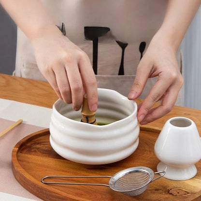 Matcha tea set Coffret Matcha femme fouette le matcha