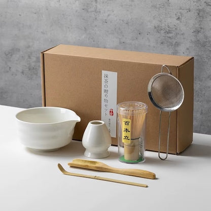 Meilleur kit matcha ZenMatchaTeaSet variante blanche