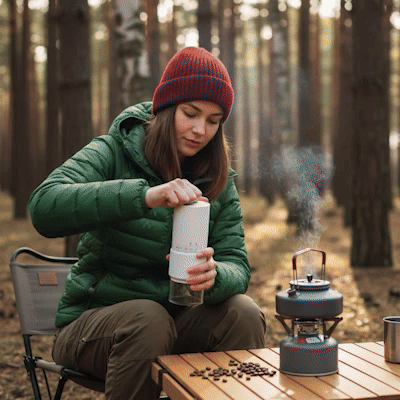 Moulin à café électrique Saveurs Authentiques - Animation