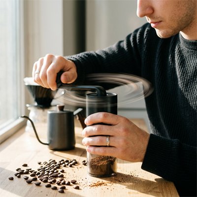 Moulin a cafe​ manuel Arôme Savoureux homme moult café