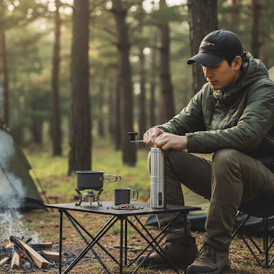 Moulin café manuel haute précision - animation