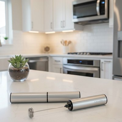 Mousseur a lait Café Express sur comptoir