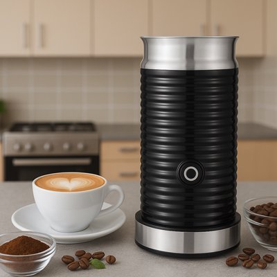 Mousseur à lait électrique Barista Perfection avec grain de café 