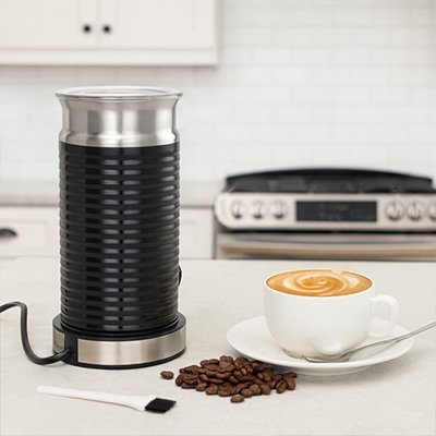 Mousseur à lait électrique Barista Perfection tasse latté