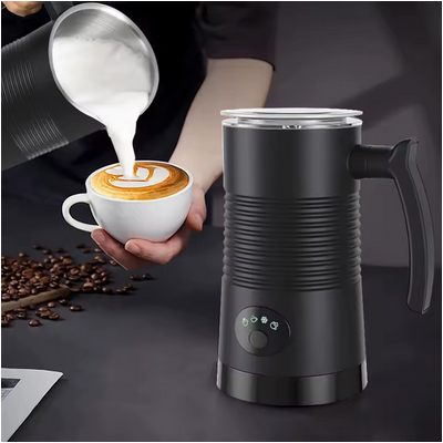 Mousseur à lait électrique - Barista Silencieux - verse lait moussé sur café