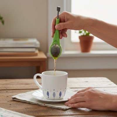 Passoire pour thé Avocat se vide sur tasse