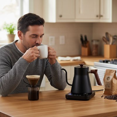 Petite bouilloire électrique | Compacte - Mon Univers Thé et Café