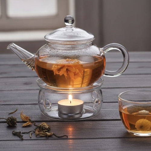 Petite théière Infusion Transparente infuse le thé