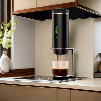 Portable coffee pot Cafe Minute sur support