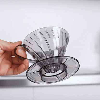 Porte filtre café Premium Grey animation