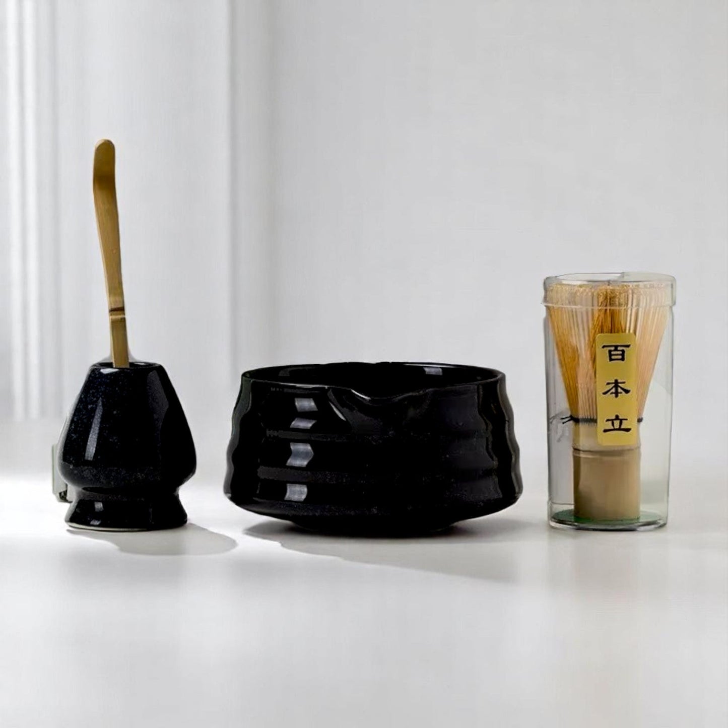 Service à Thé Japonais - ZenMatchaTeaSet™ - Noir - Mon Univers Thé et Café