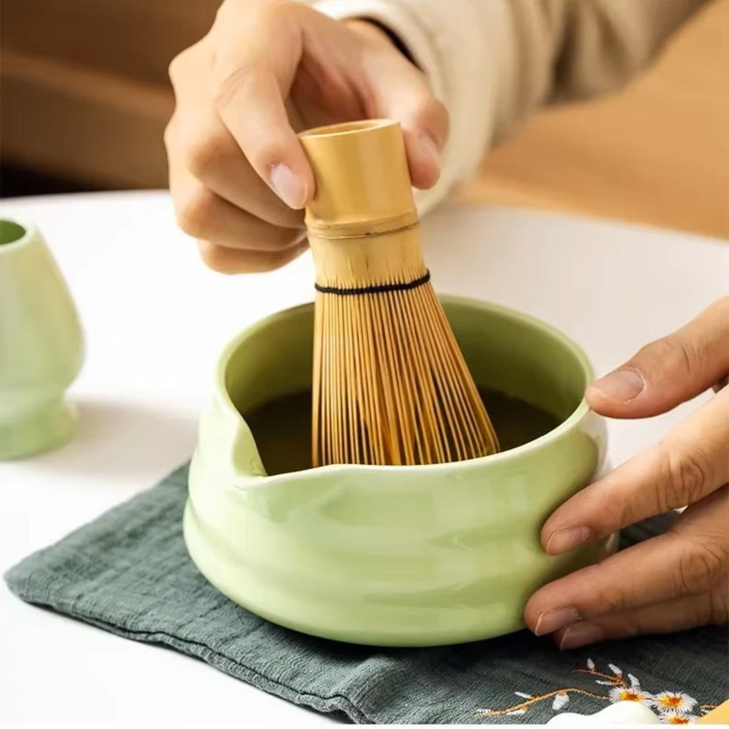 Service à Thé Japonais - ZenMatchaTeaSet™ - Vert Matcha - Mon Univers Thé et Café