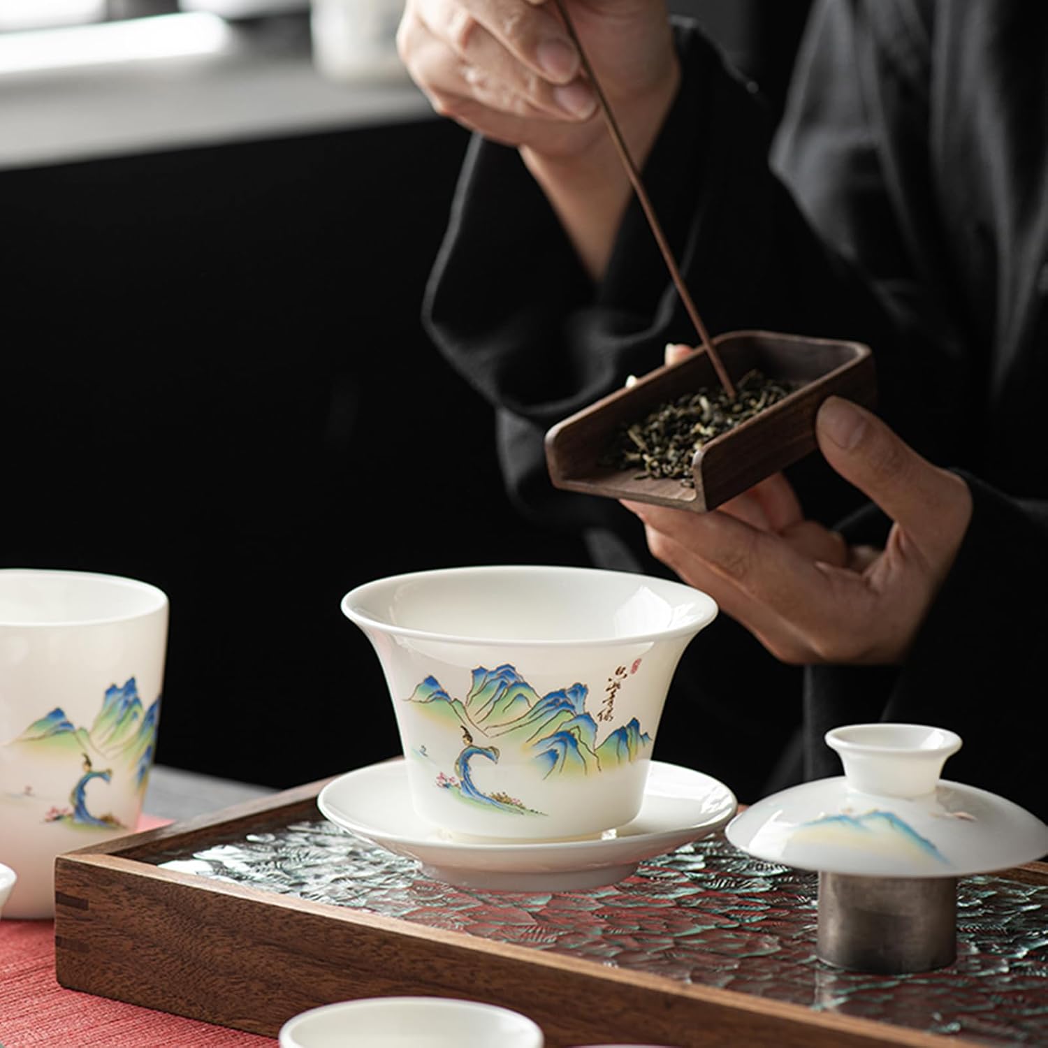 Service à Thé - PorceLuxe - Mont Akaishi reçoit thé