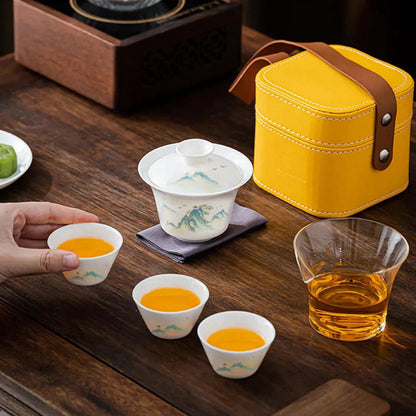 Service à Thé - PorceLuxe™ - Mont Kiso - Mon Univers Thé et Café