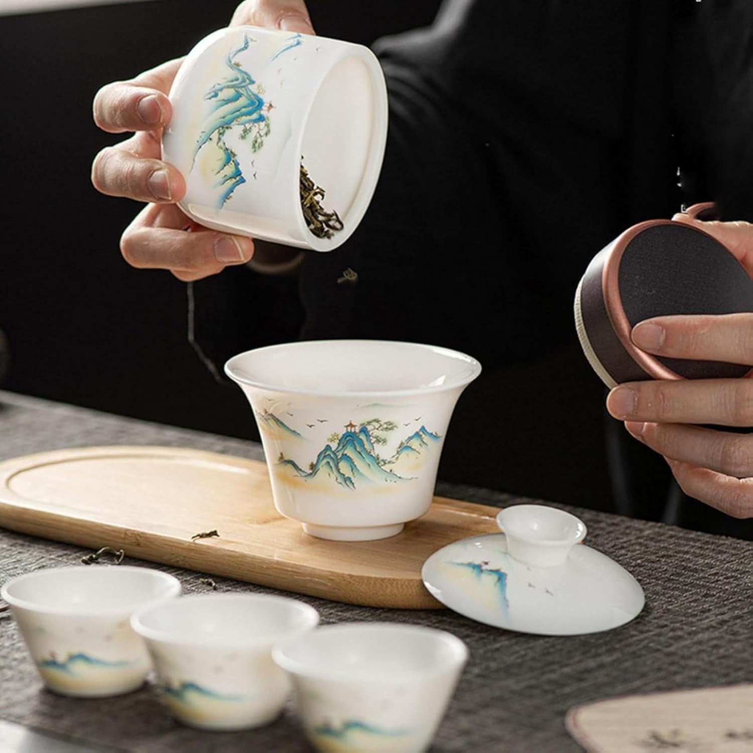 Service à Thé - PorceLuxe™ - Mont Kiso - Mon Univers Thé et Café