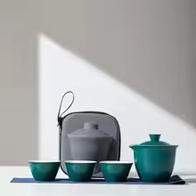 service à thé travelteaset vert 1