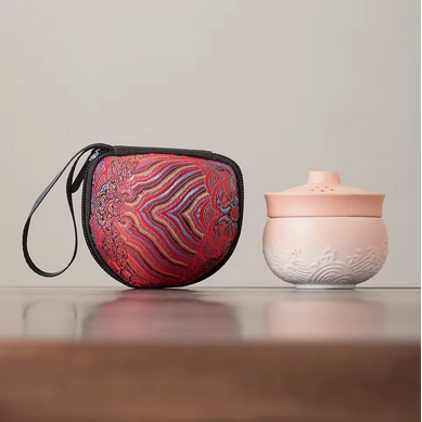 Service à thé Nomade Ultra Léger variante rose